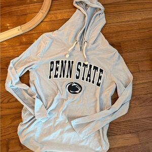 Colosseum Gray Penn State Pullover